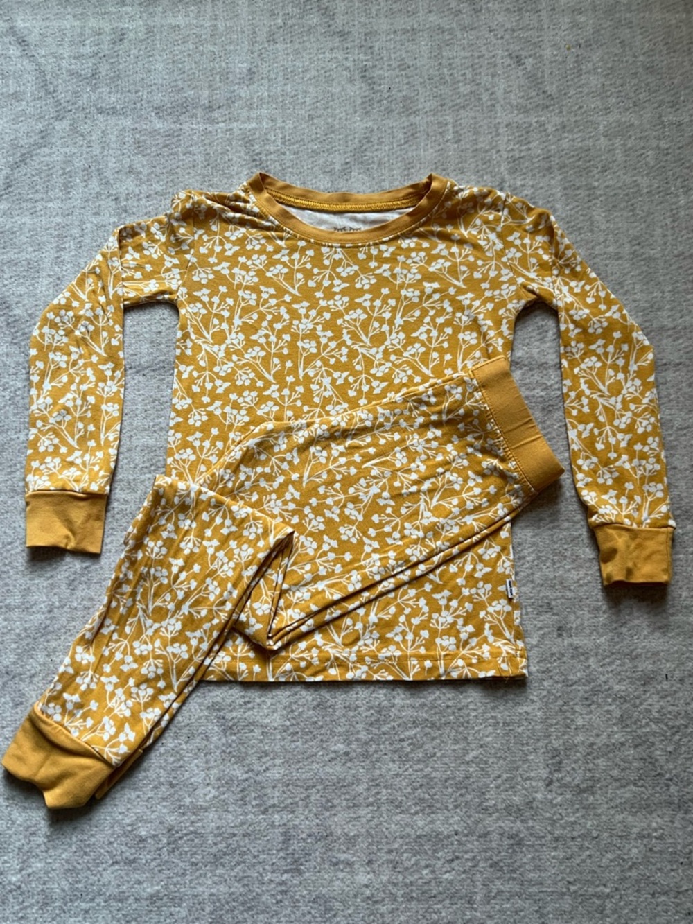 Little Sleepies Golden Poppies Bamboo Two-Piece LS Pajamas (3T)